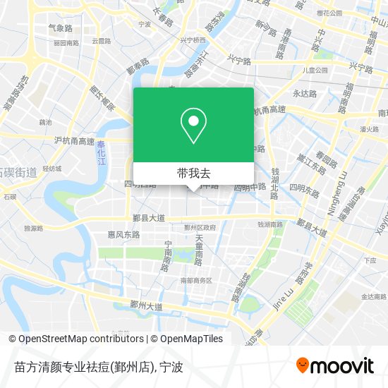 苗方清颜专业祛痘(鄞州店)地图