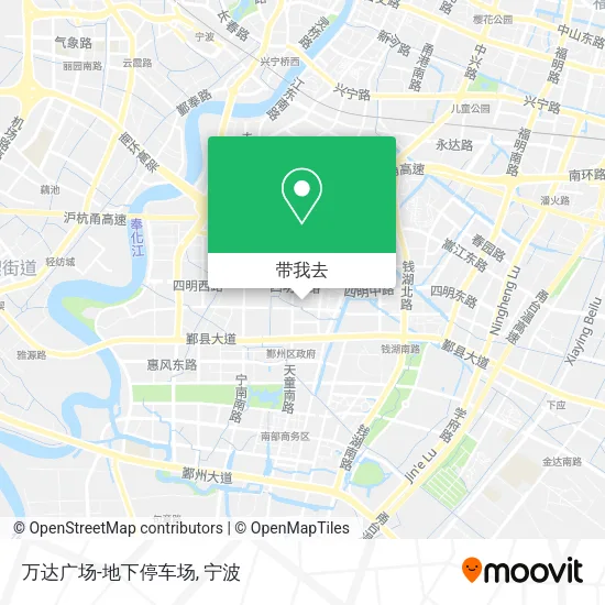 万达广场-地下停车场地图