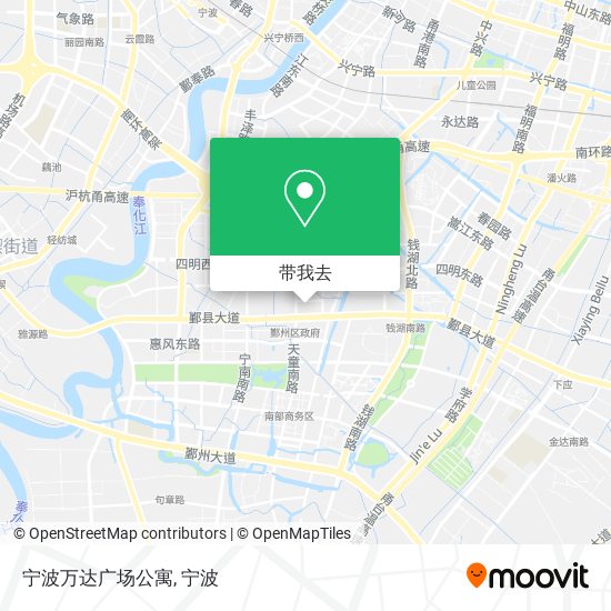 宁波万达广场公寓地图