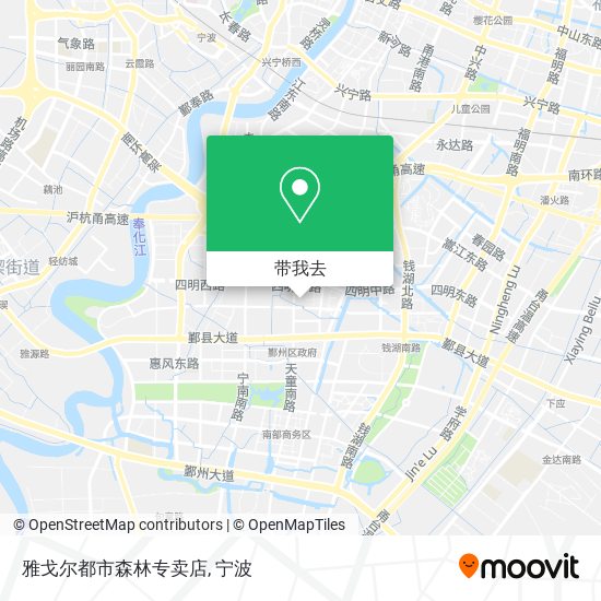 雅戈尔都市森林专卖店地图