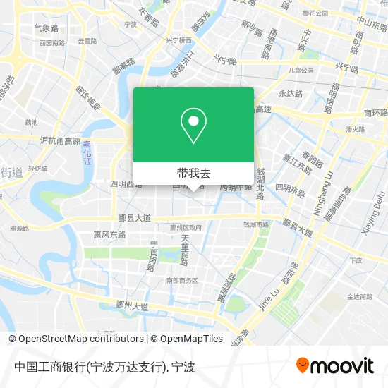 中国工商银行(宁波万达支行)地图