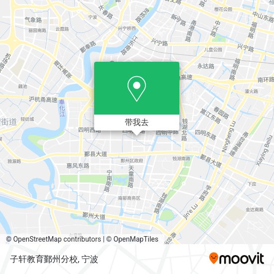 子轩教育鄞州分校地图