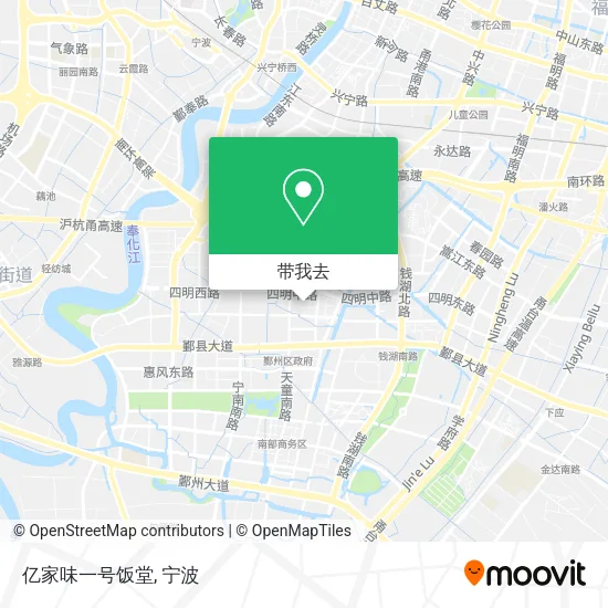 亿家味一号饭堂地图