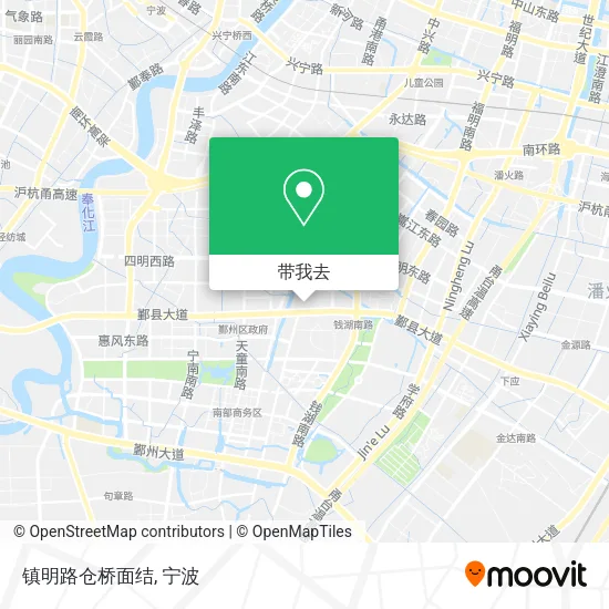 镇明路仓桥面结地图