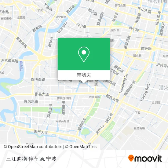 三江购物-停车场地图