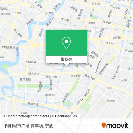 四明城市广场-停车场地图