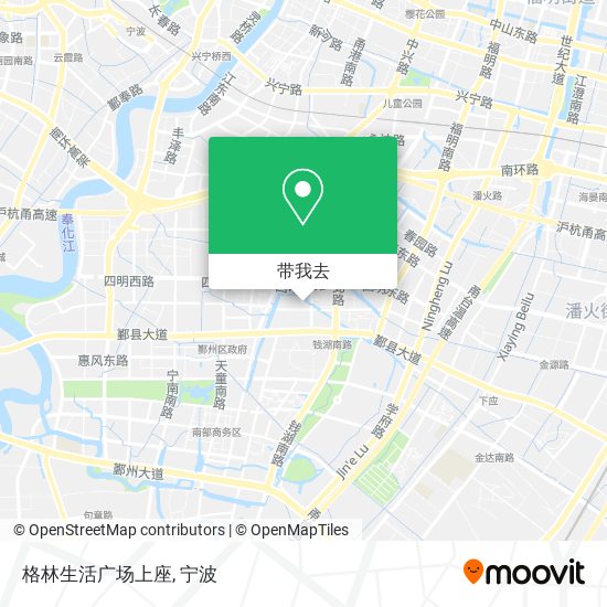 格林生活广场上座地图