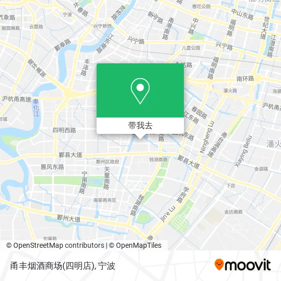 甬丰烟酒商场(四明店)地图