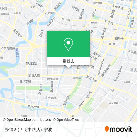 辣得叫(四明中路店)地图