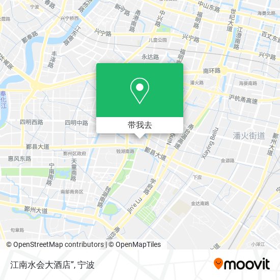 江南水会大酒店”地图