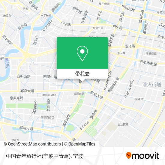 中国青年旅行社(宁波中青旅)地图
