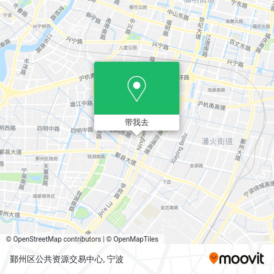鄞州区公共资源交易中心地图