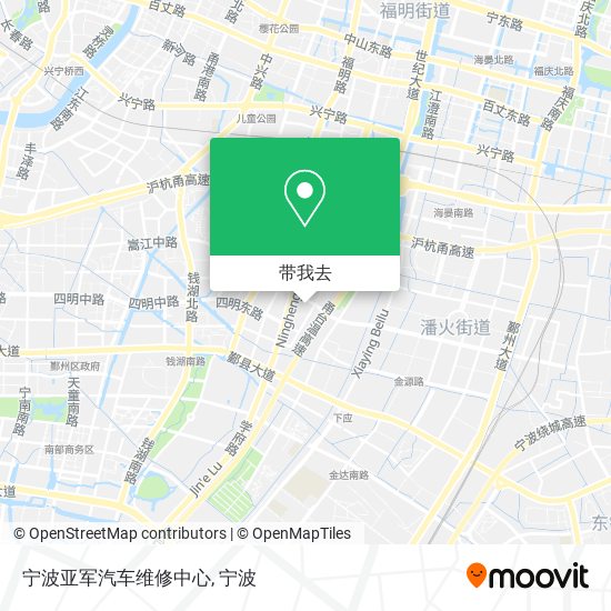 宁波亚军汽车维修中心地图