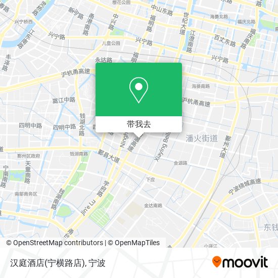 汉庭酒店(宁横路店)地图