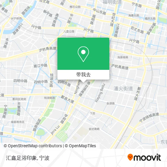 汇鑫足浴印象地图