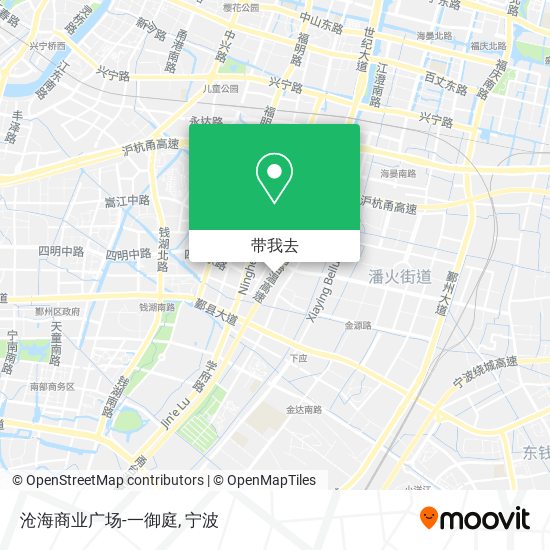 沧海商业广场-一御庭地图