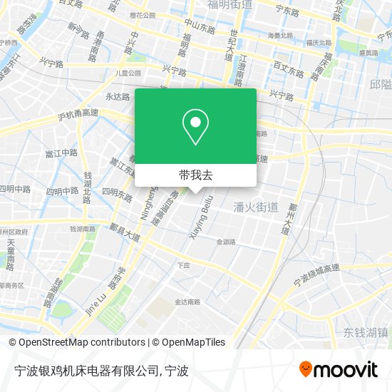 宁波银鸡机床电器有限公司地图