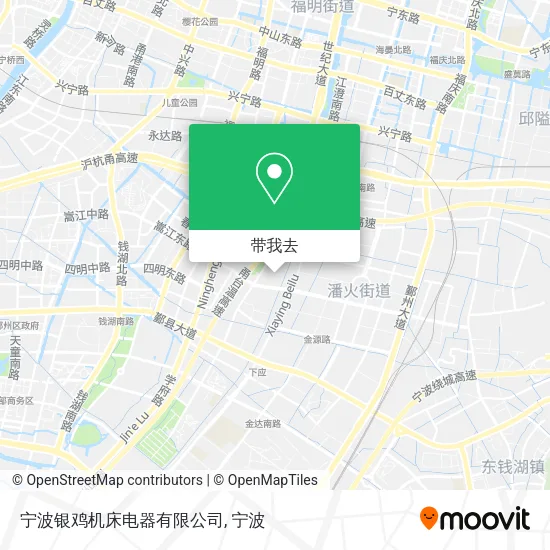 宁波银鸡机床电器有限公司地图