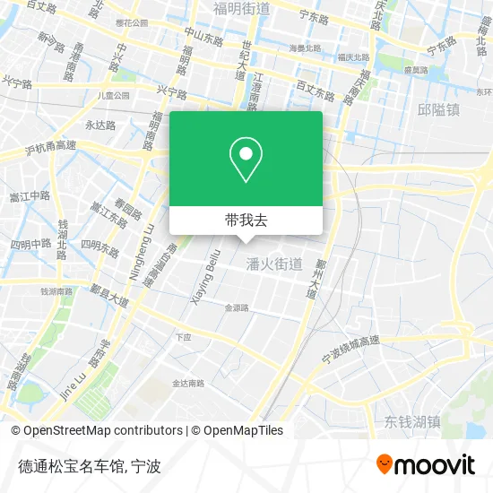 德通松宝名车馆地图
