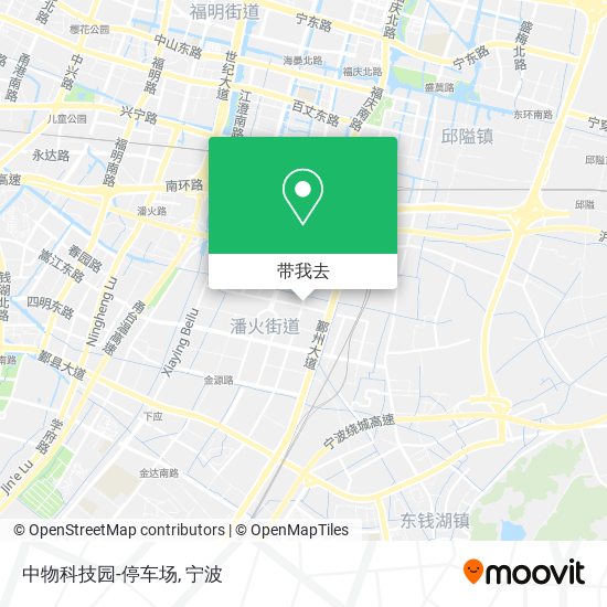 中物科技园-停车场地图