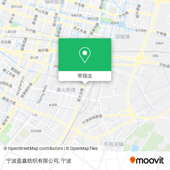 宁波盈鑫纺织有限公司地图