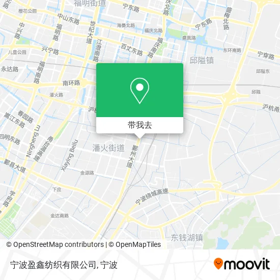 宁波盈鑫纺织有限公司地图
