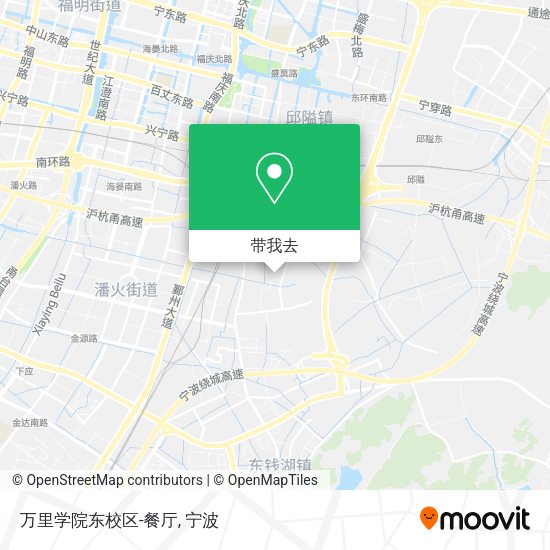 万里学院东校区-餐厅地图