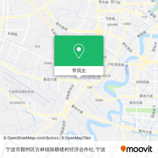 宁波市鄞州区古林镇陈横楼村经济合作社地图