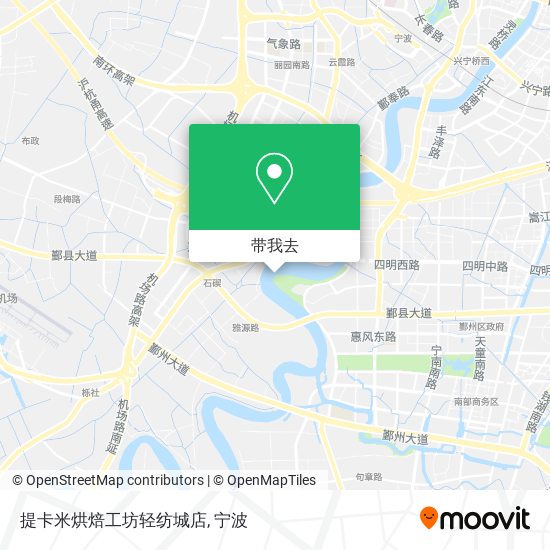 提卡米烘焙工坊轻纺城店地图