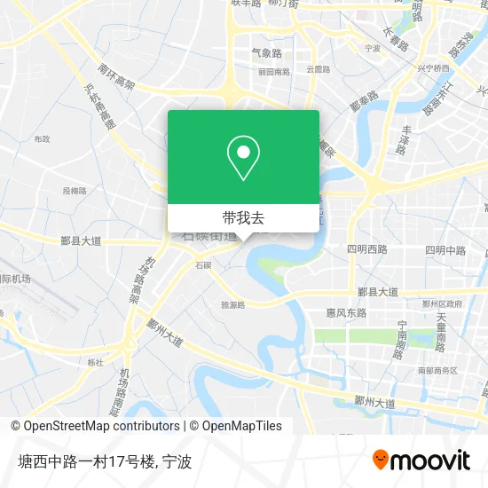 塘西中路一村17号楼地图