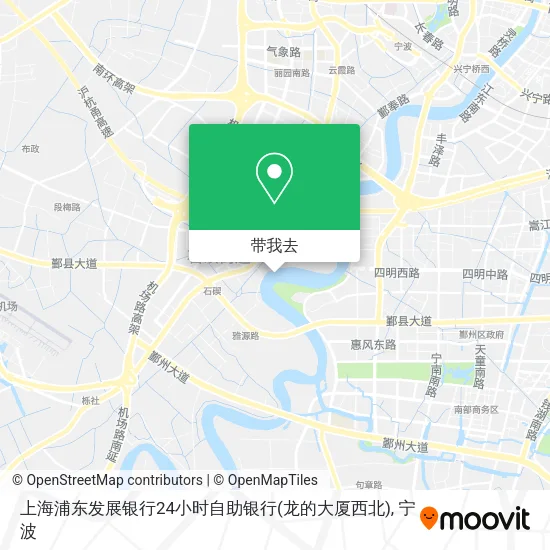 上海浦东发展银行24小时自助银行(龙的大厦西北)地图