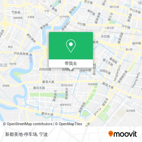 新都美地-停车场地图