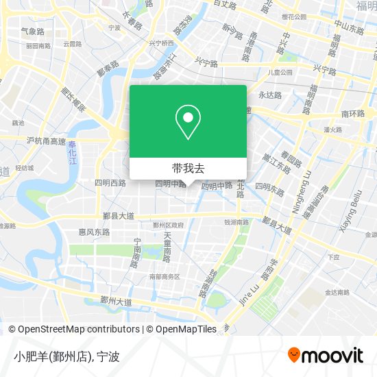 小肥羊(鄞州店)地图