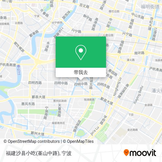 福建沙县小吃(堇山中路)地图