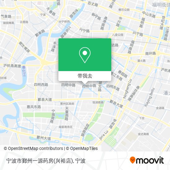 宁波市鄞州一源药房(兴裕店)地图