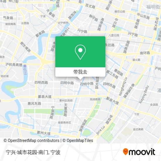 宁兴·城市花园-南门地图