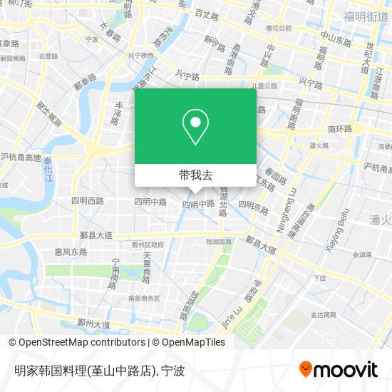 明家韩国料理(堇山中路店)地图