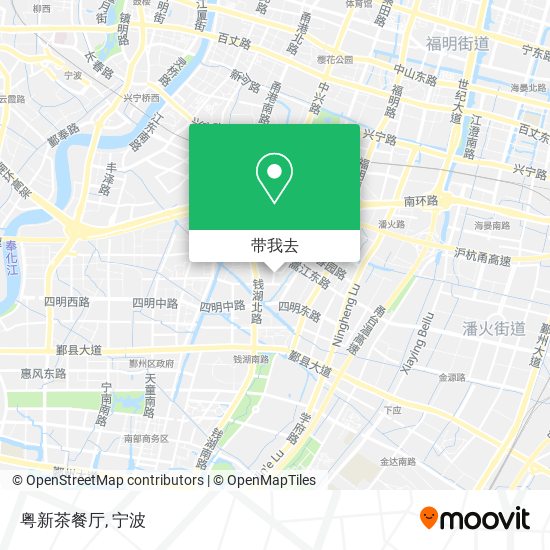 粤新茶餐厅地图