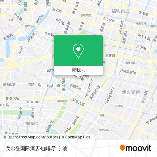 戈尔登国际酒店-咖啡厅地图