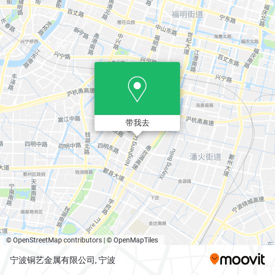 宁波铜艺金属有限公司地图