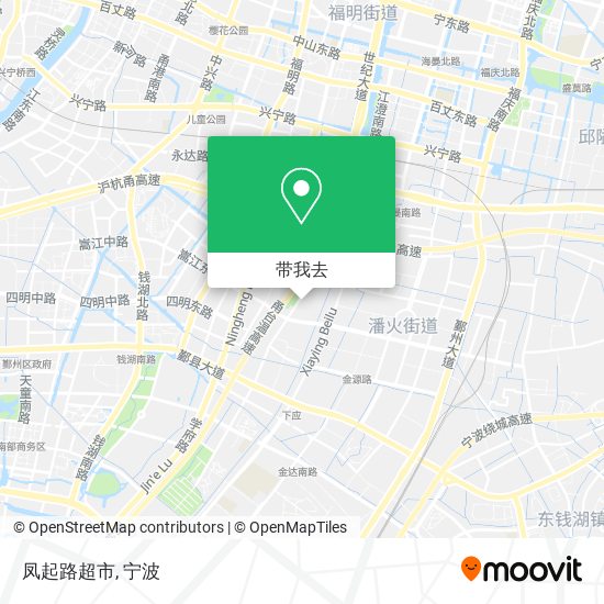 凤起路超市地图