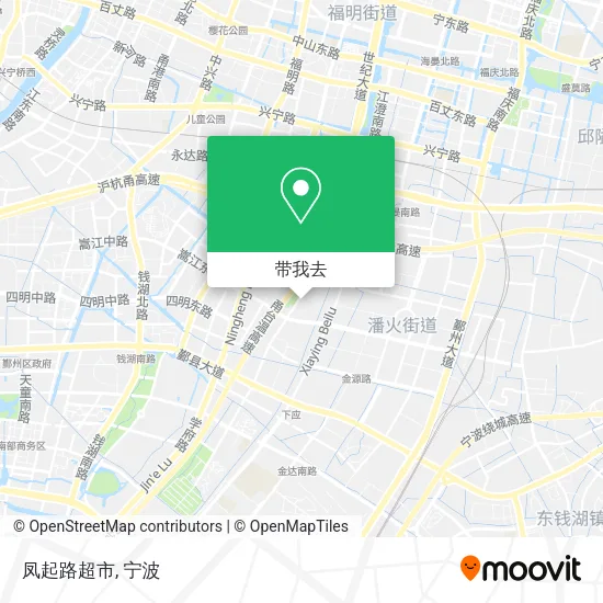 凤起路超市地图