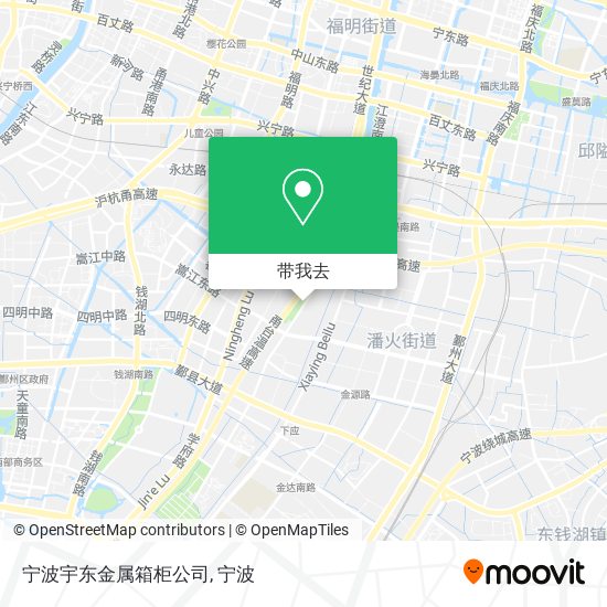 宁波宇东金属箱柜公司地图