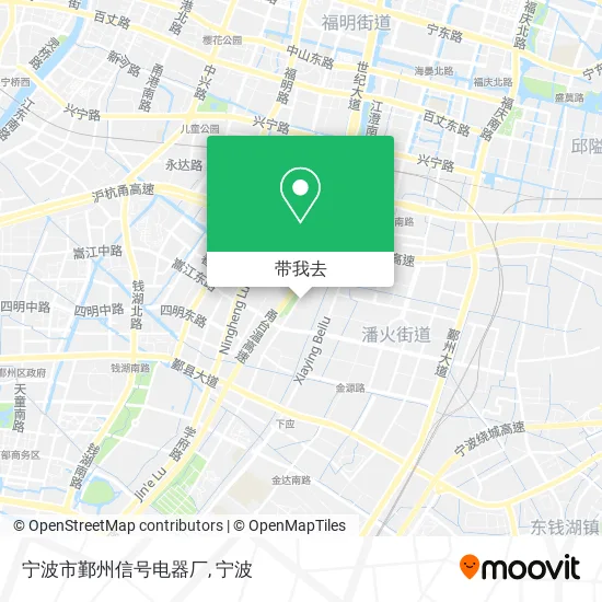 宁波市鄞州信号电器厂地图