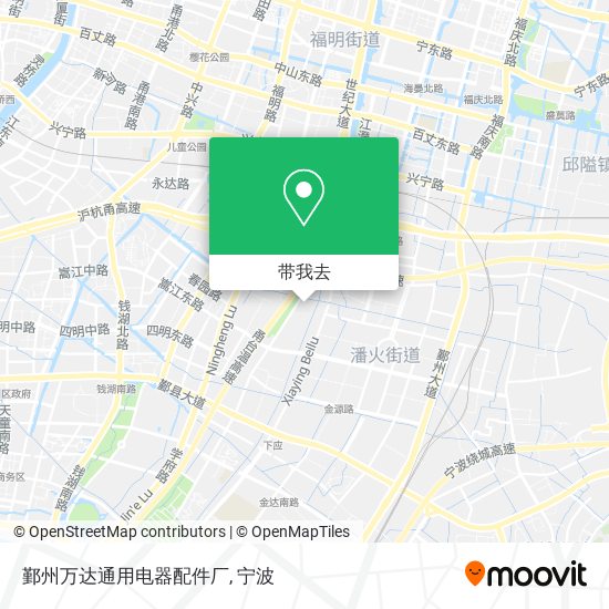 鄞州万达通用电器配件厂地图