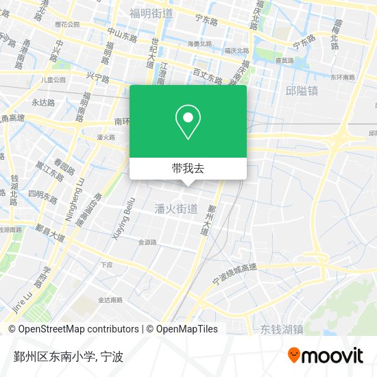 鄞州区东南小学地图