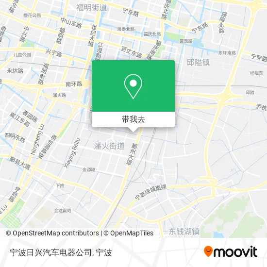 宁波日兴汽车电器公司地图