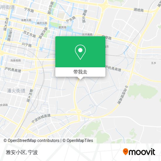 雅安小区地图