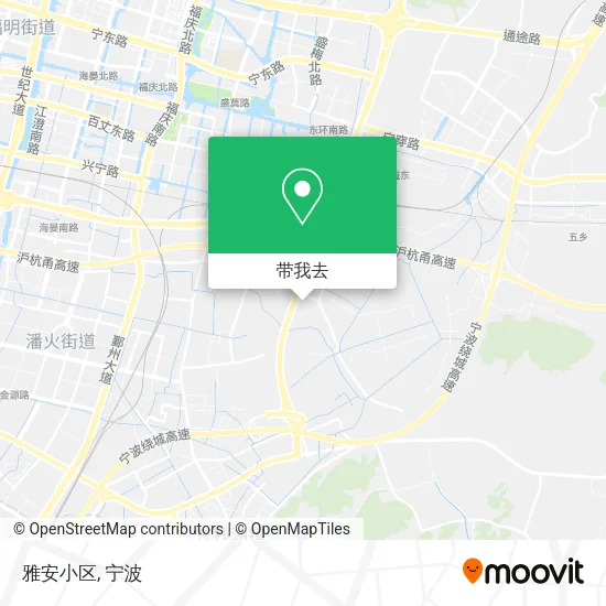 雅安小区地图