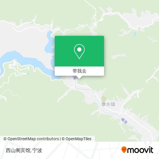 西山阁宾馆地图